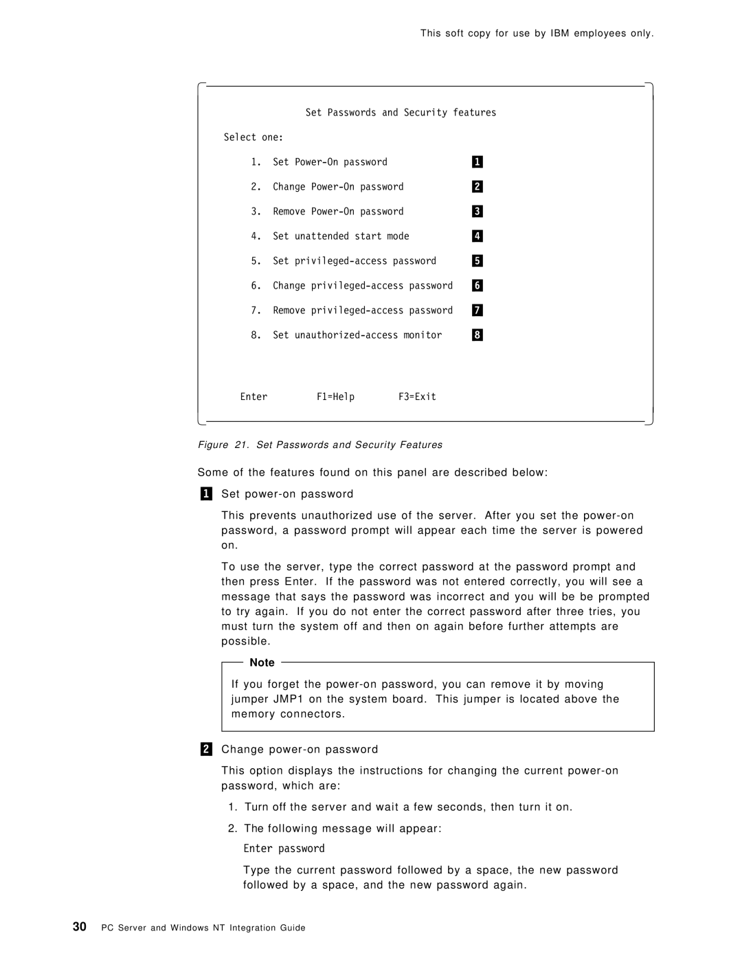 IBM SG24-4763-00 manual Enter password 