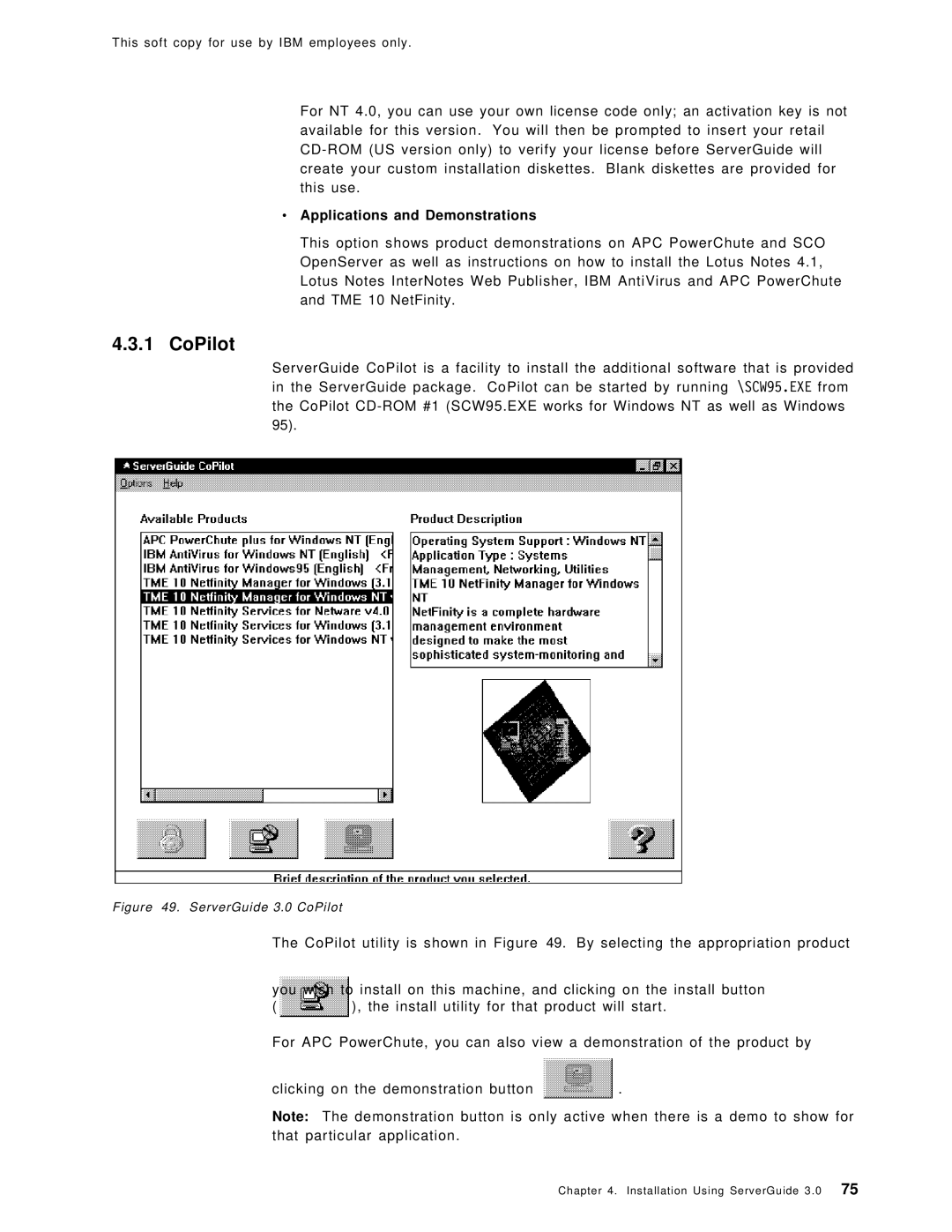 IBM SG24-4763-00 manual CoPilot, Applications and Demonstrations 