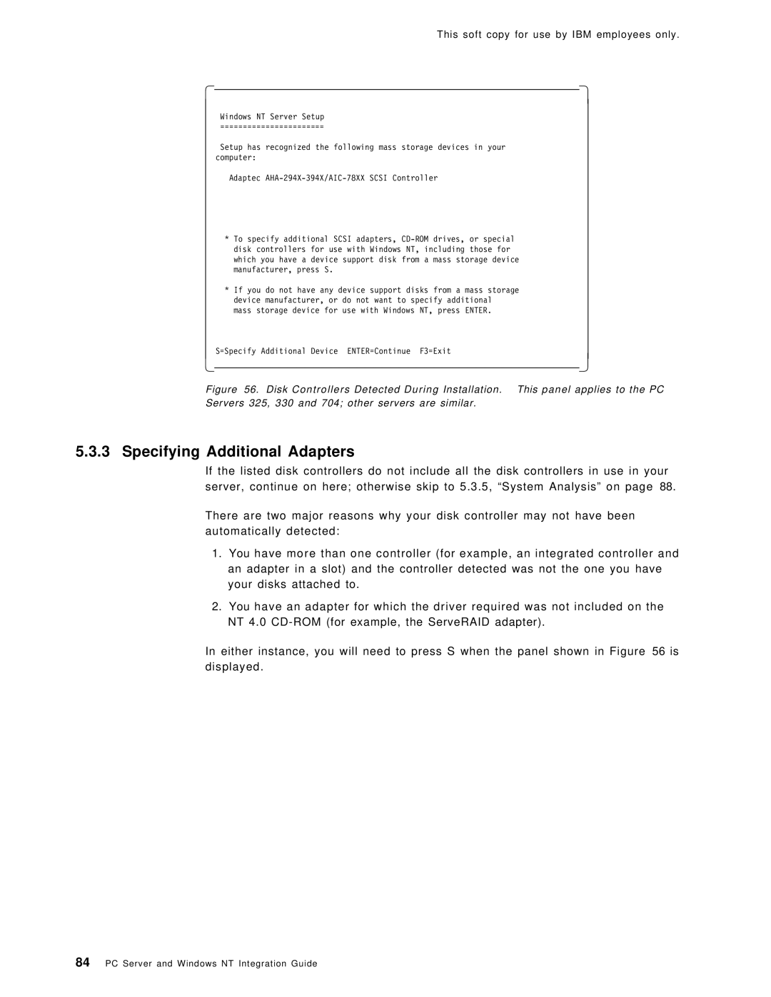 IBM SG24-4763-00 manual Specifying Additional Adapters 