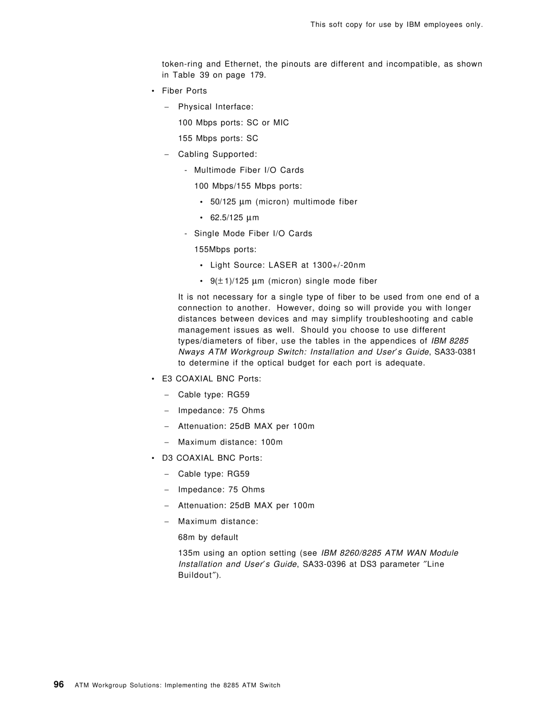 IBM SG24-4817-00 manual This soft copy for use by IBM employees only 