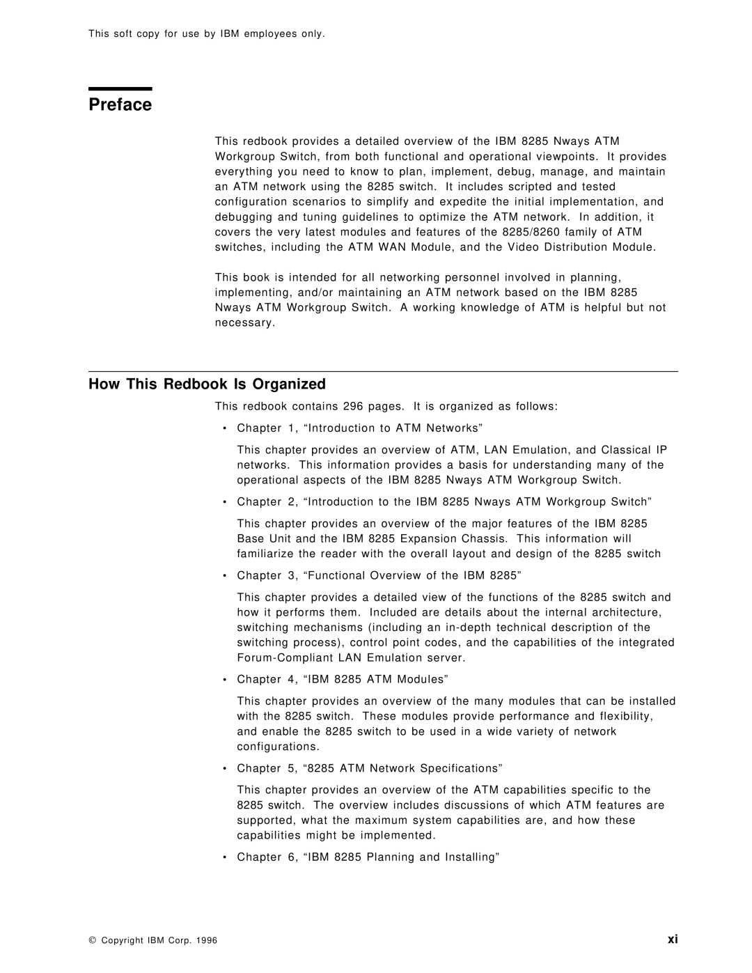 IBM SG24-4817-00 manual Preface, How This Redbook Is Organized 