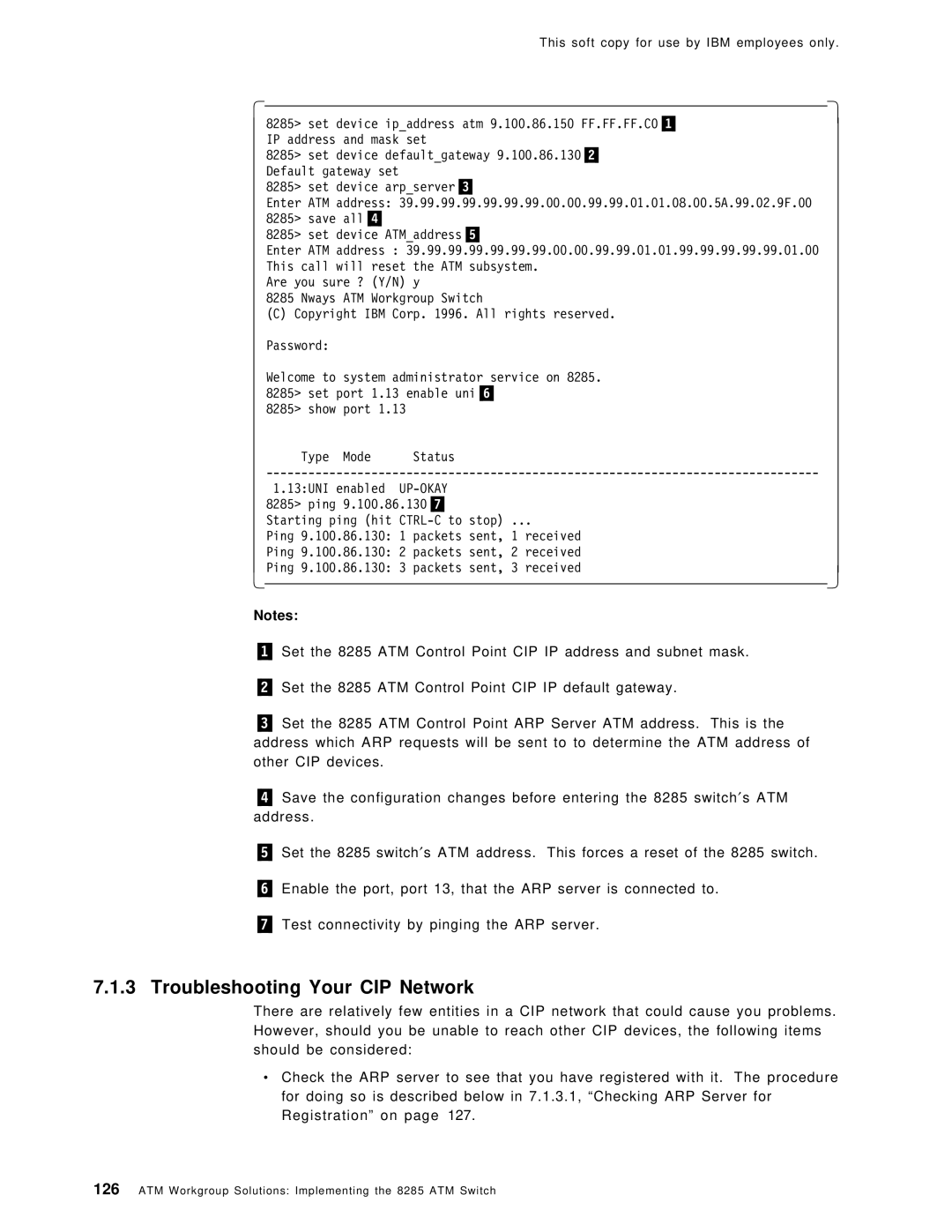 IBM SG24-4817-00 manual Troubleshooting Your CIP Network 