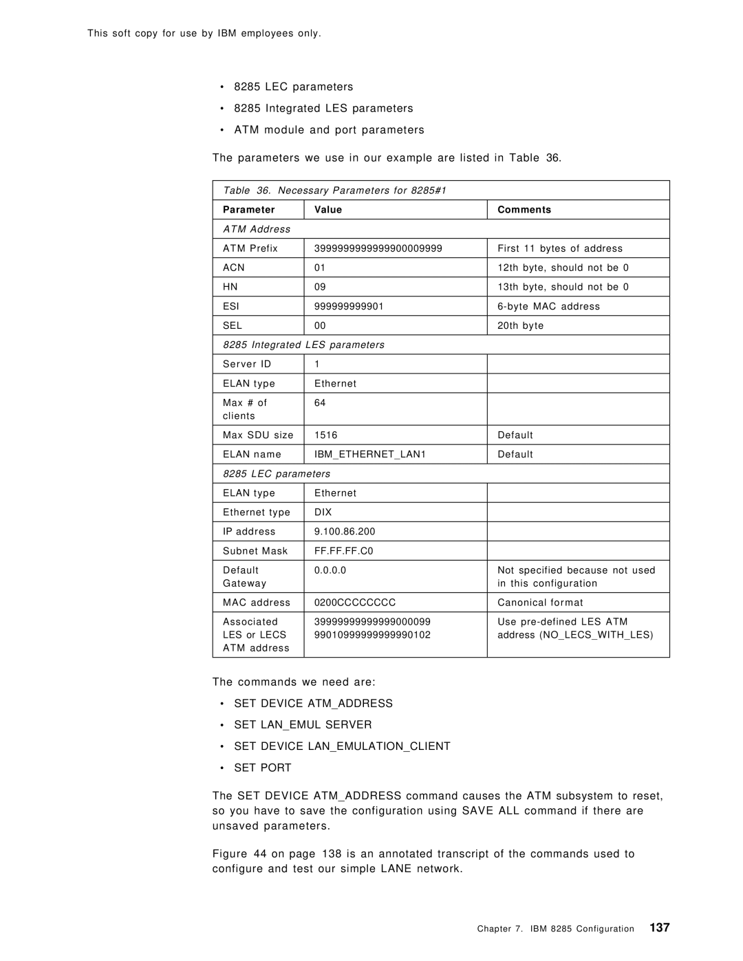 IBM SG24-4817-00 manual Commands we need are 