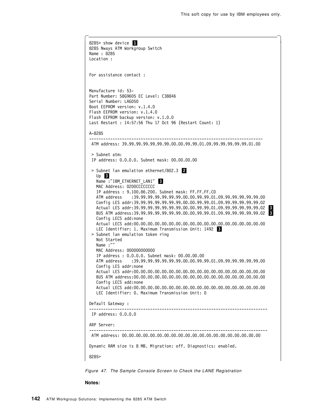 IBM SG24-4817-00 manual Les 