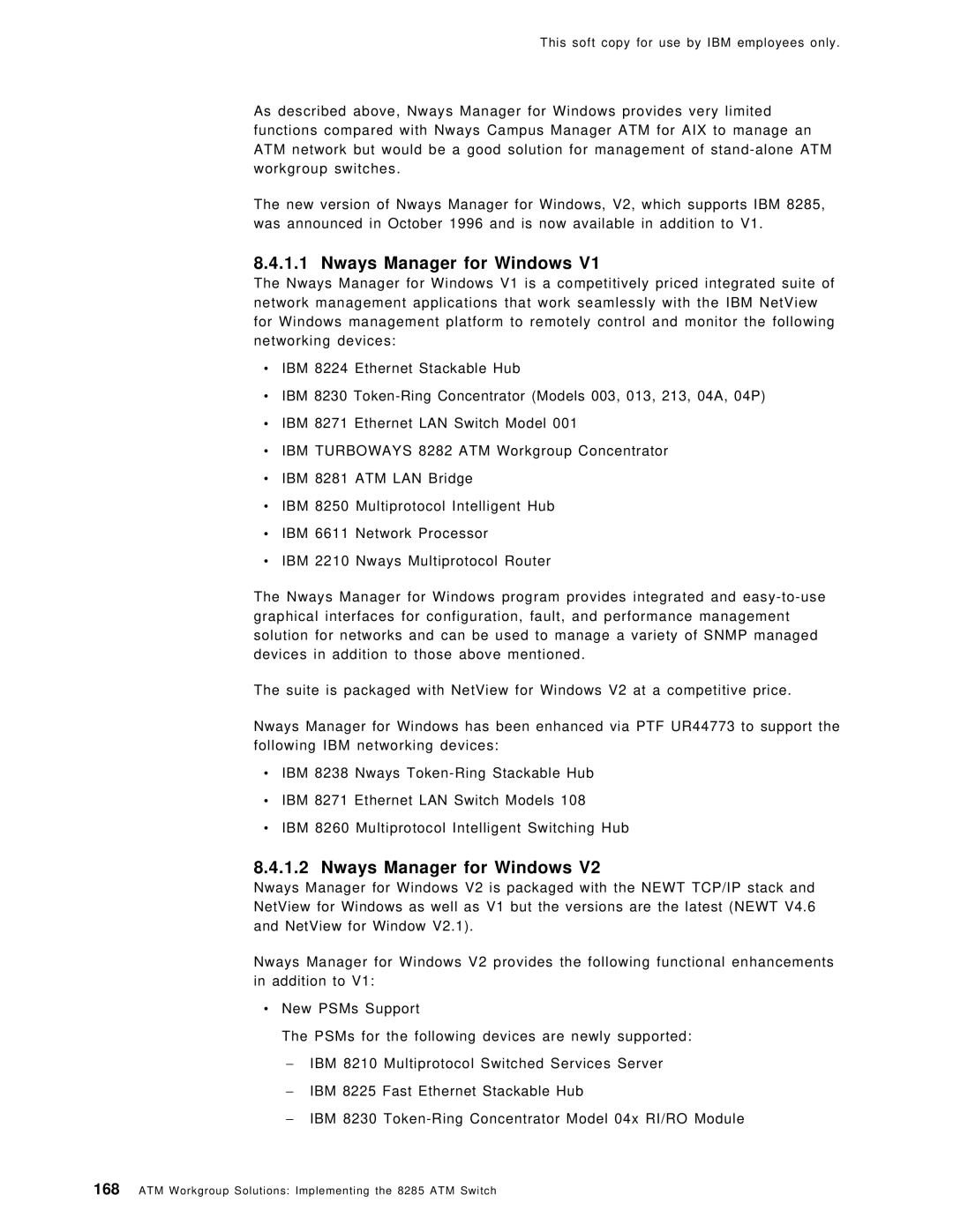 IBM SG24-4817-00 manual Nways Manager for Windows 