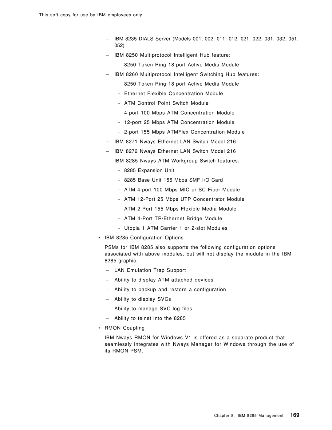 IBM SG24-4817-00 manual This soft copy for use by IBM employees only 