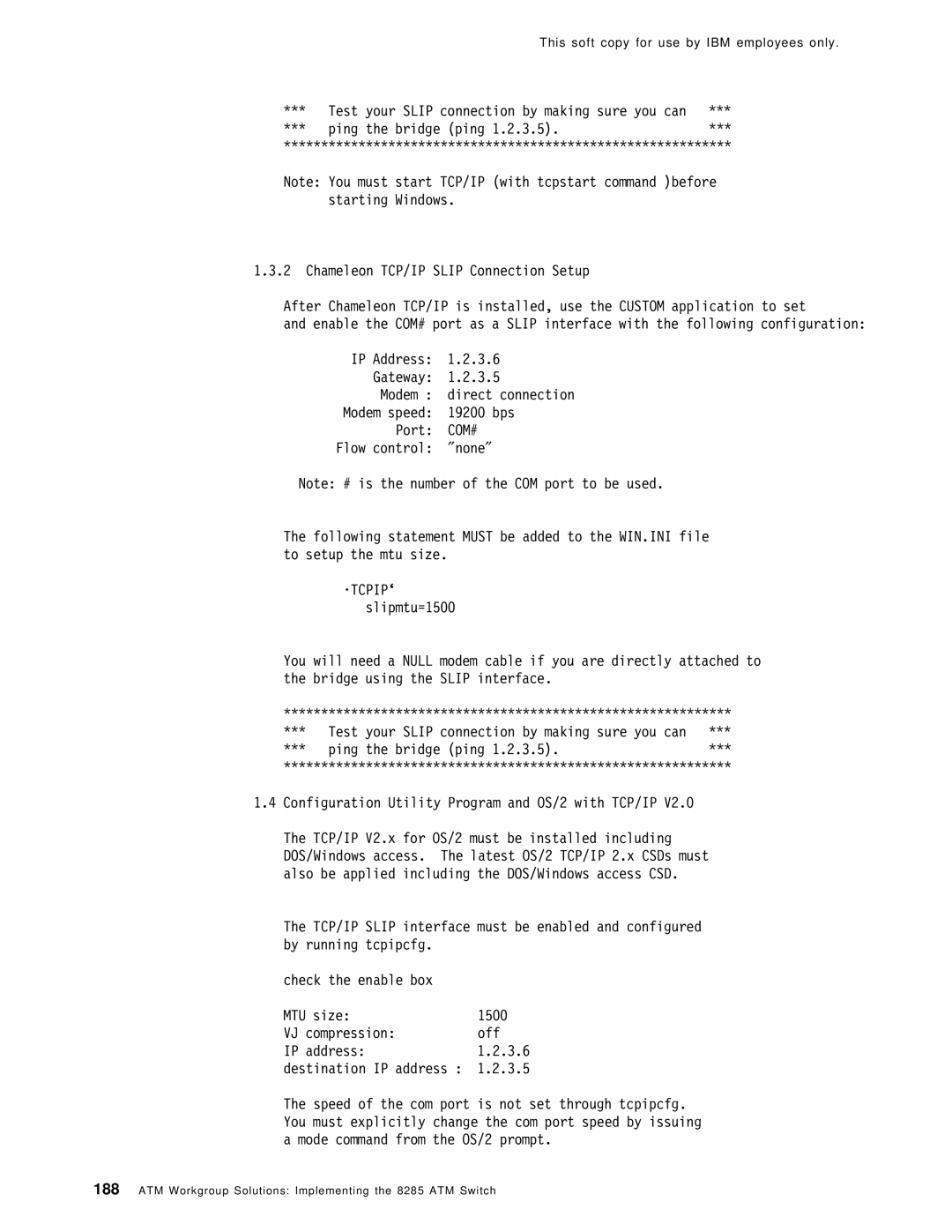 IBM SG24-4817-00 manual ·Tcpip` 