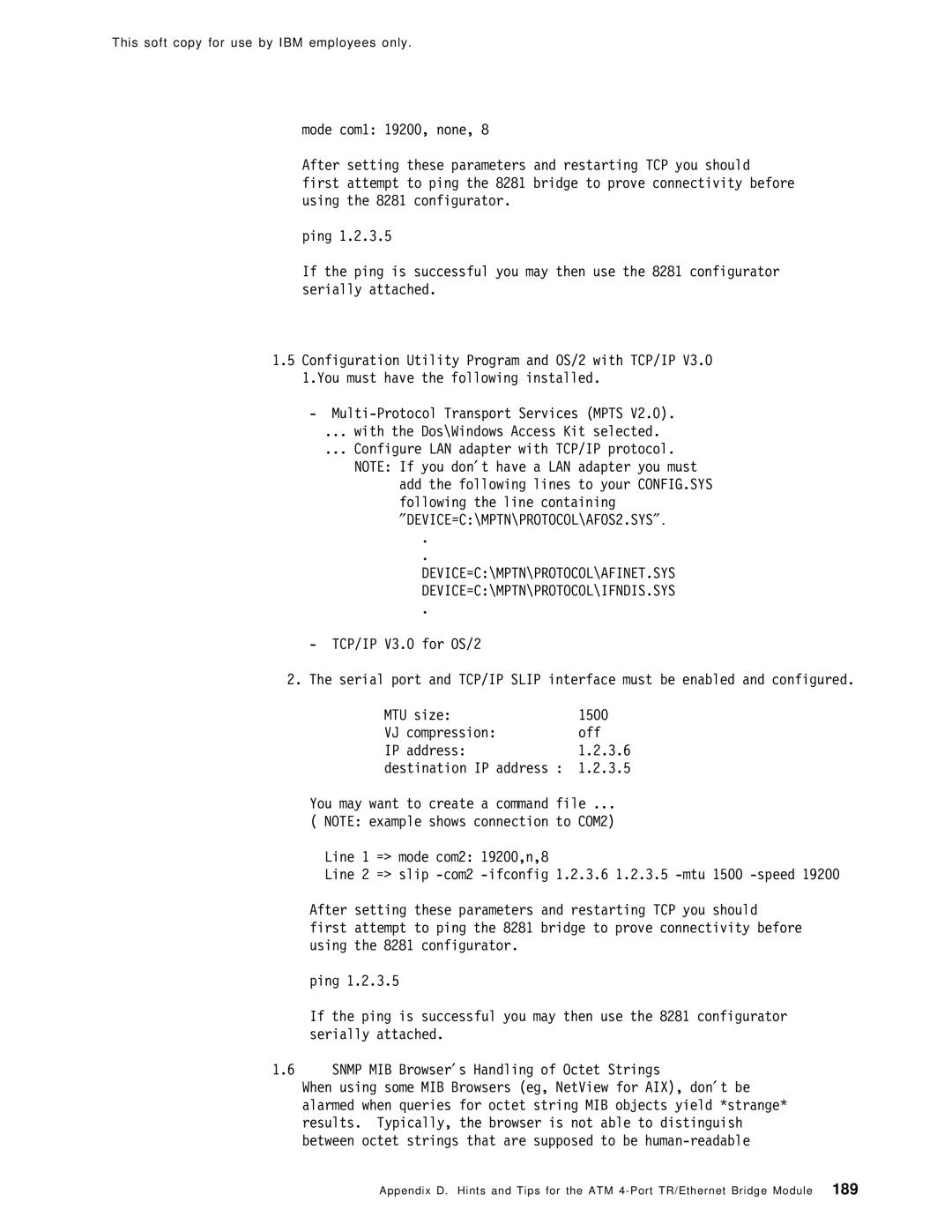 IBM SG24-4817-00 manual This soft copy for use by IBM employees only 