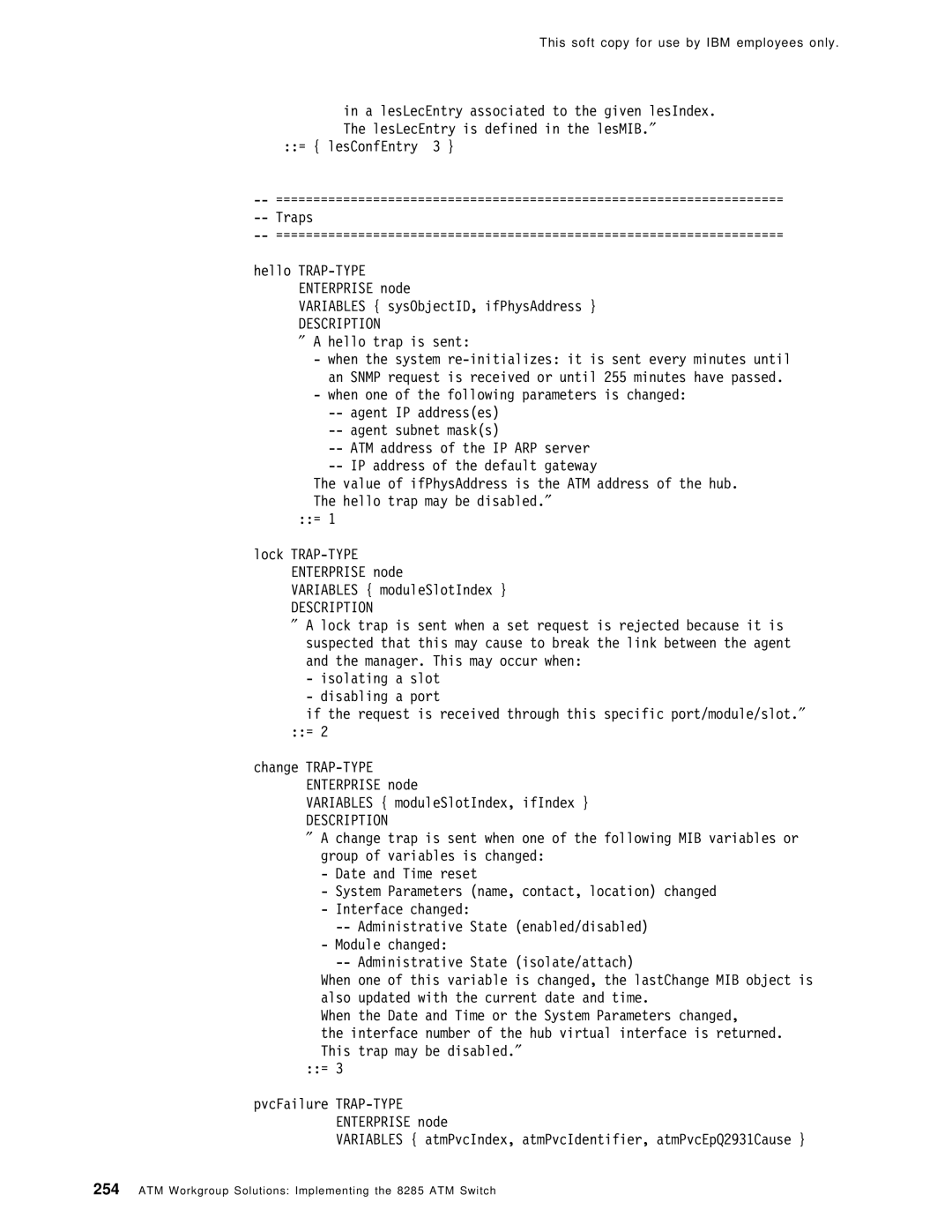 IBM SG24-4817-00 manual Variables sysObjectID, ifPhysAddress 