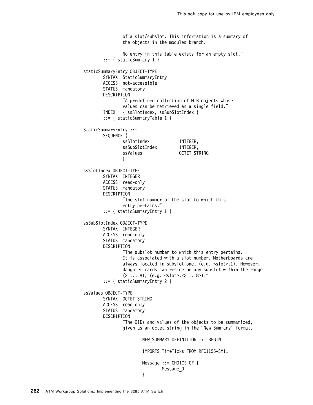 IBM SG24-4817-00 manual Sequence, Newsummary Definition = Begin 