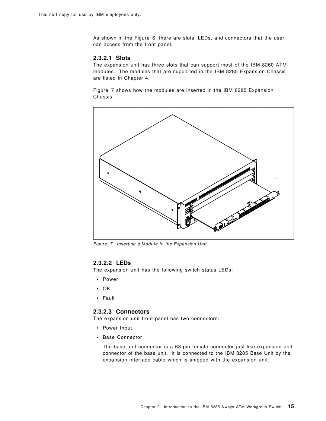 IBM SG24-4817-00 manual Slots, Inserting a Module in the Expansion Unit 