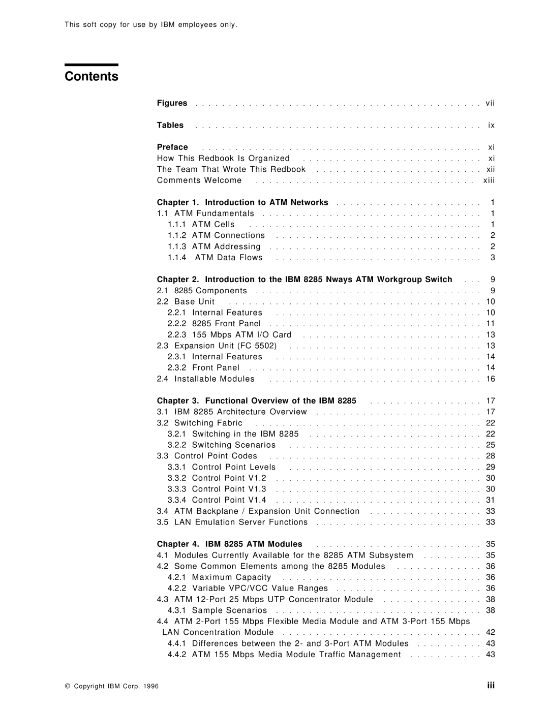 IBM SG24-4817-00 manual Contents 