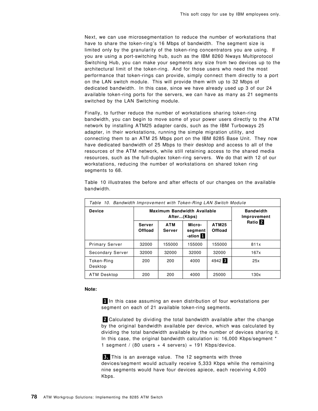 IBM SG24-4817-00 manual Device Maximum Bandwidth Available After...Kbps, Server, Micro, Segment Offload 