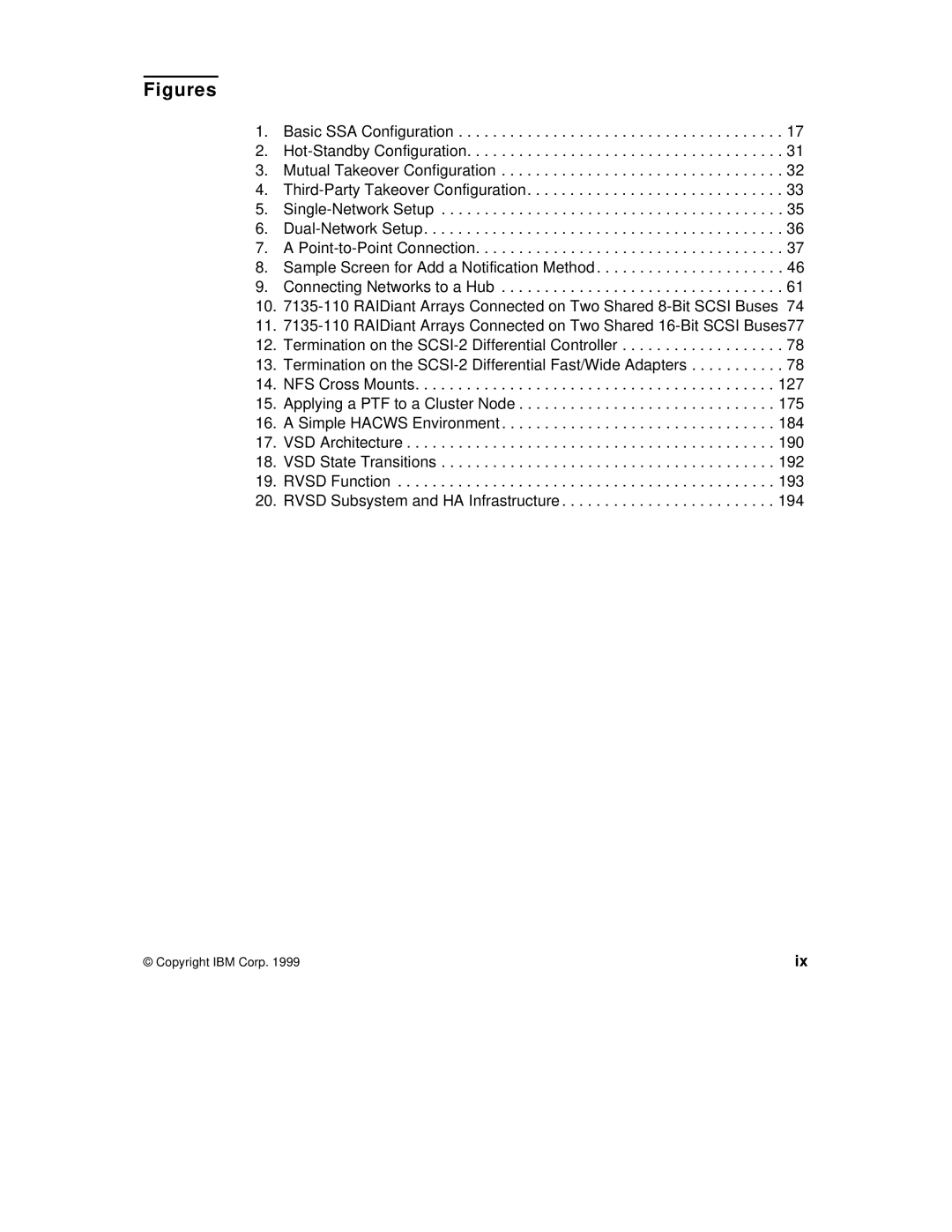 IBM SG24-5131-00 manual Figures 