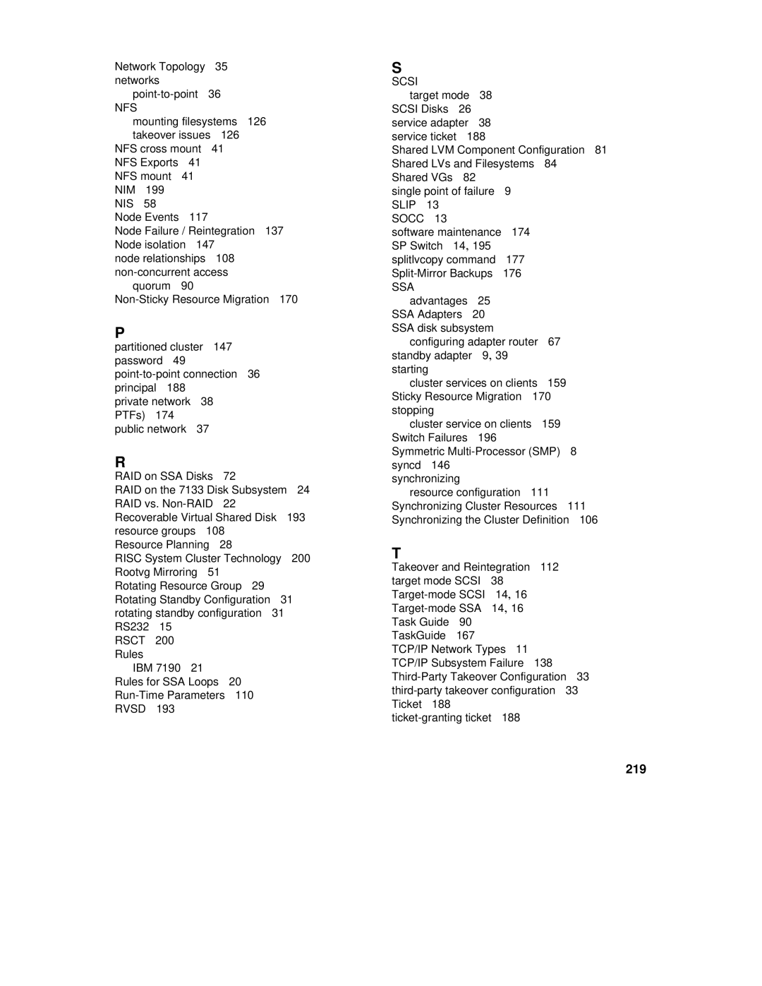 IBM SG24-5131-00 manual 219, Nis 