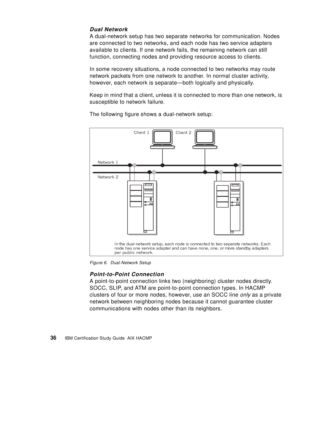 IBM SG24-5131-00 manual Dual Network, Point-to-Point Connection 