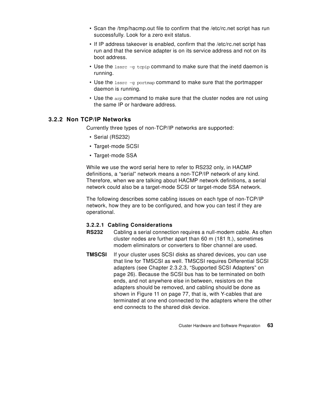 IBM SG24-5131-00 manual Non TCP/IP Networks, Cabling Considerations 