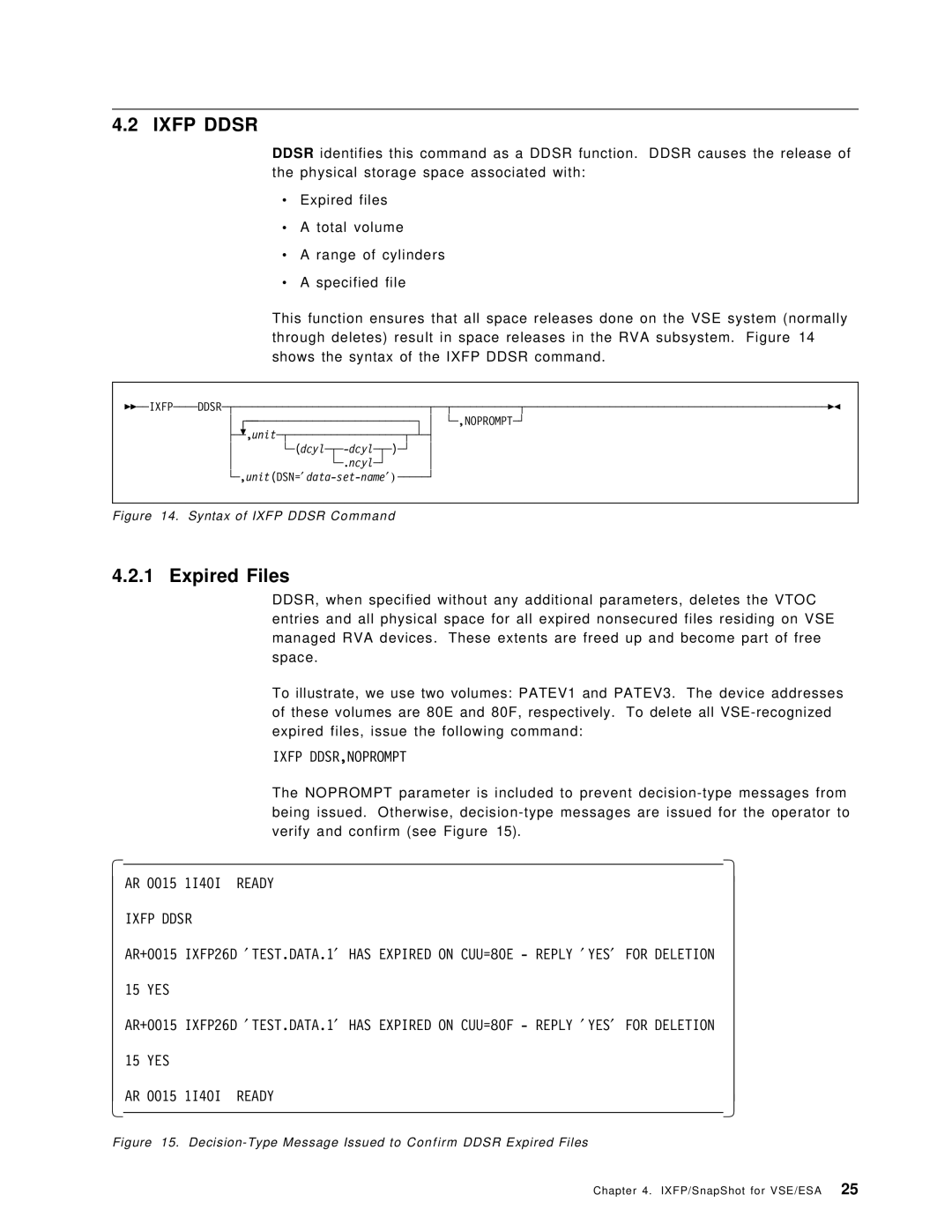 IBM SG24-5360-00 manual Expired Files 