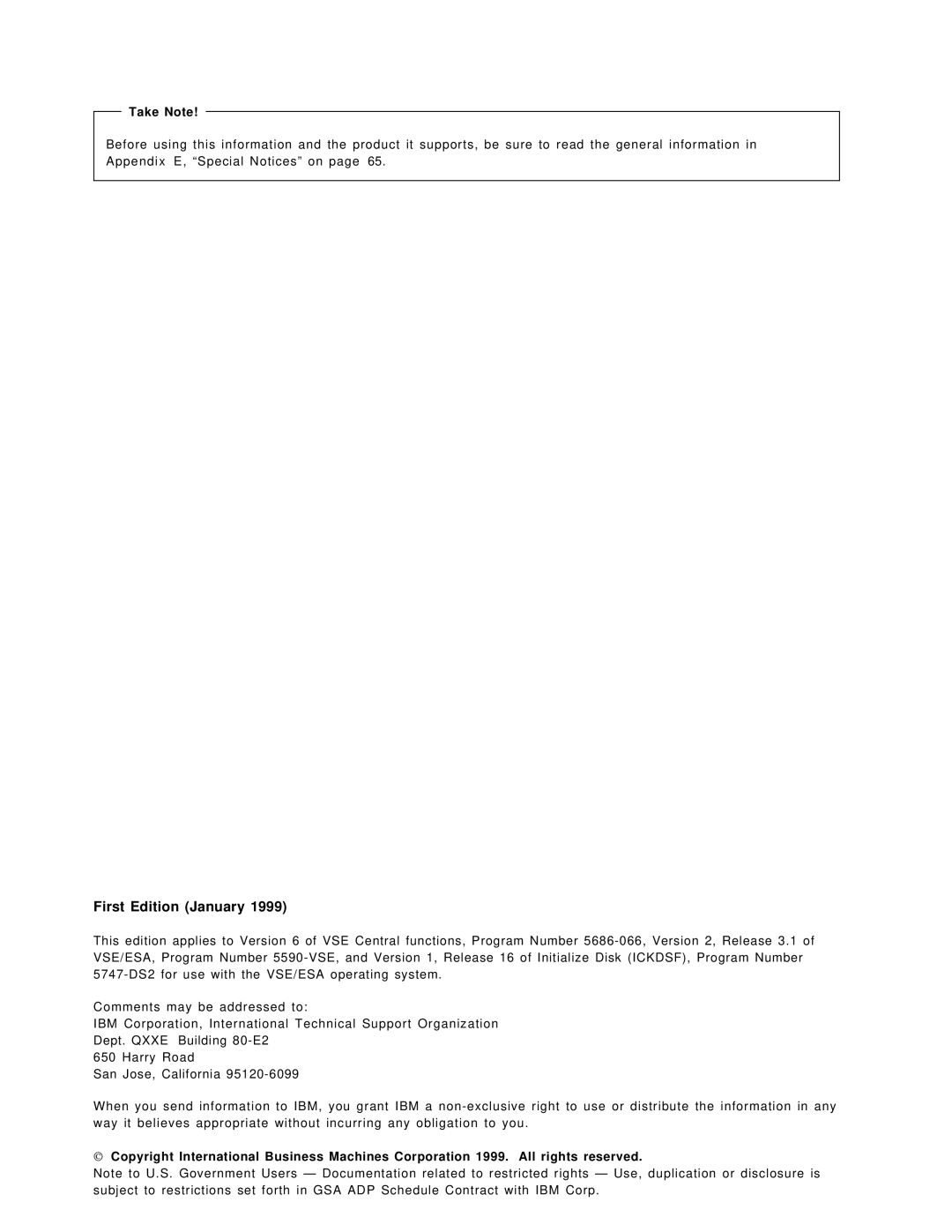 IBM SG24-5360-00 manual First Edition January 