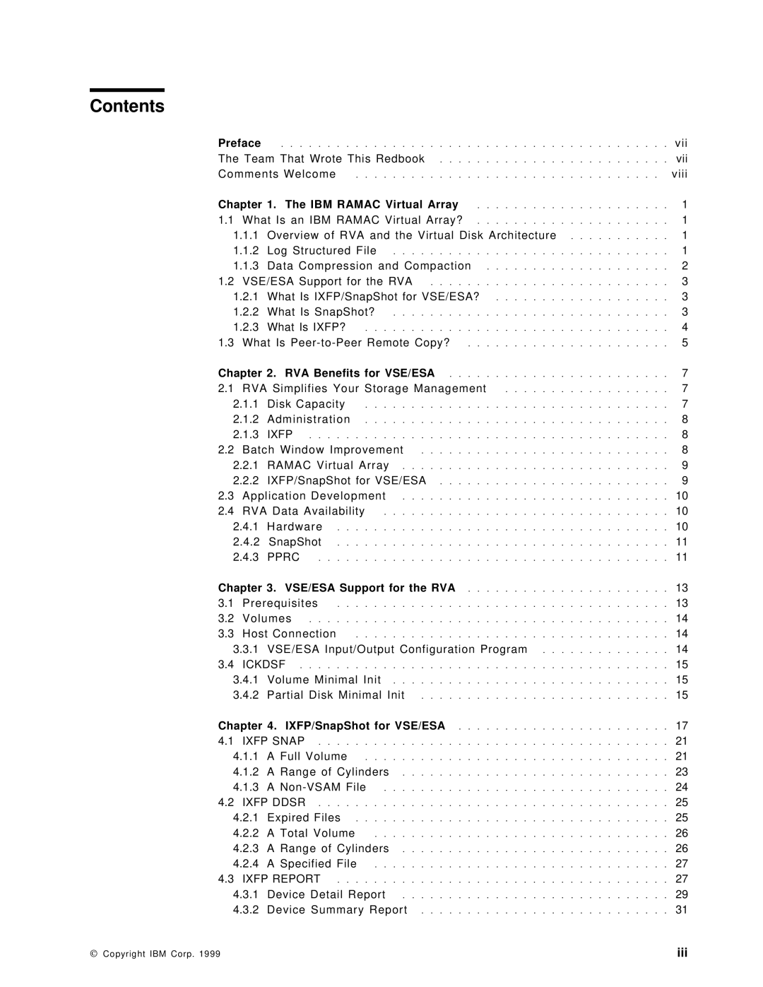 IBM SG24-5360-00 manual Contents 