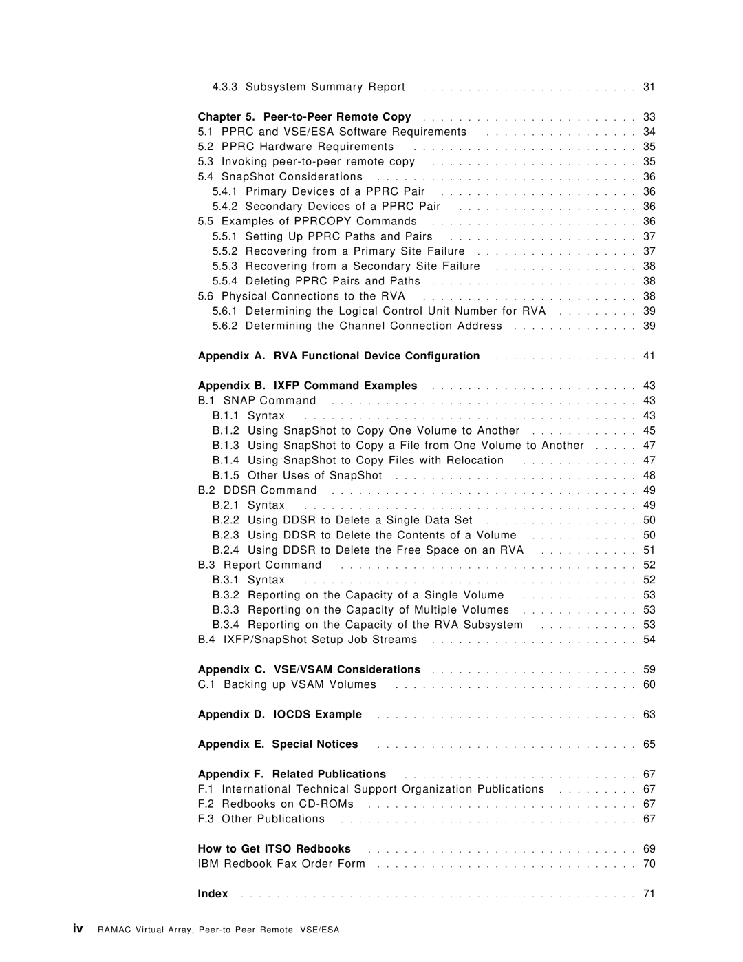 IBM SG24-5360-00 manual Peer-to-Peer Remote Copy 