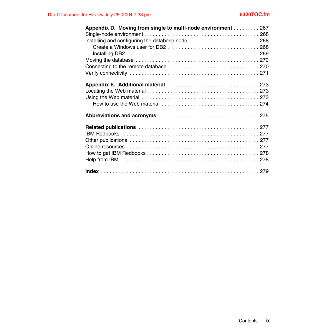 IBM SG24-6320-00 manual Abbreviations and acronyms, Index 