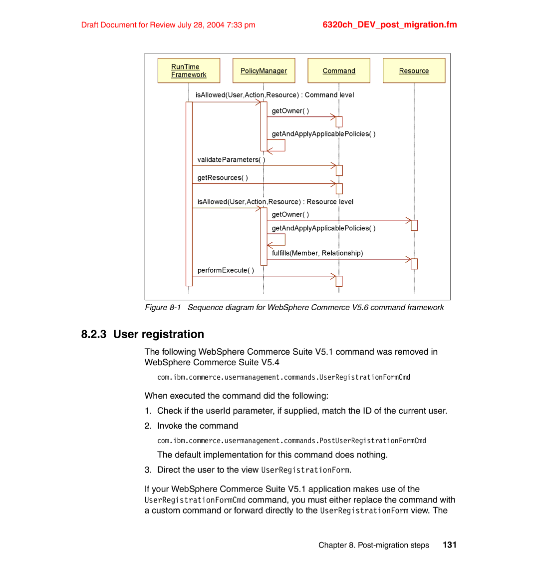 IBM SG24-6320-00 manual User registration 