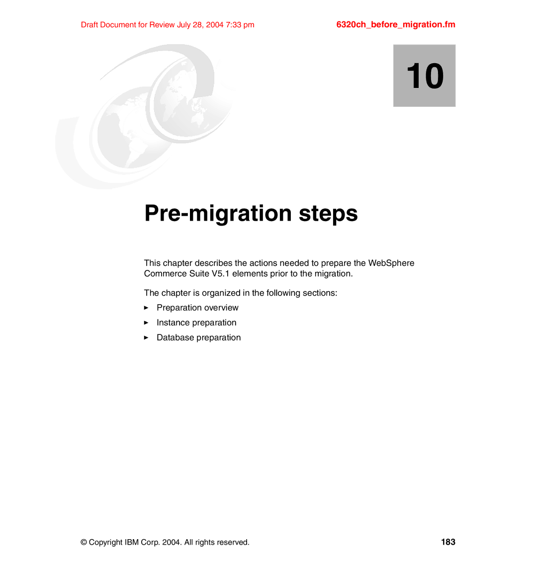 IBM SG24-6320-00 manual 6320chbeforemigration.fm 