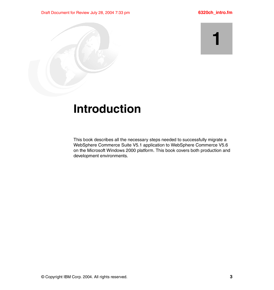 IBM SG24-6320-00 manual Introduction 