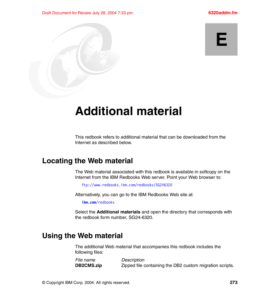 IBM SG24-6320-00 manual Locating the Web material, Using the Web material 