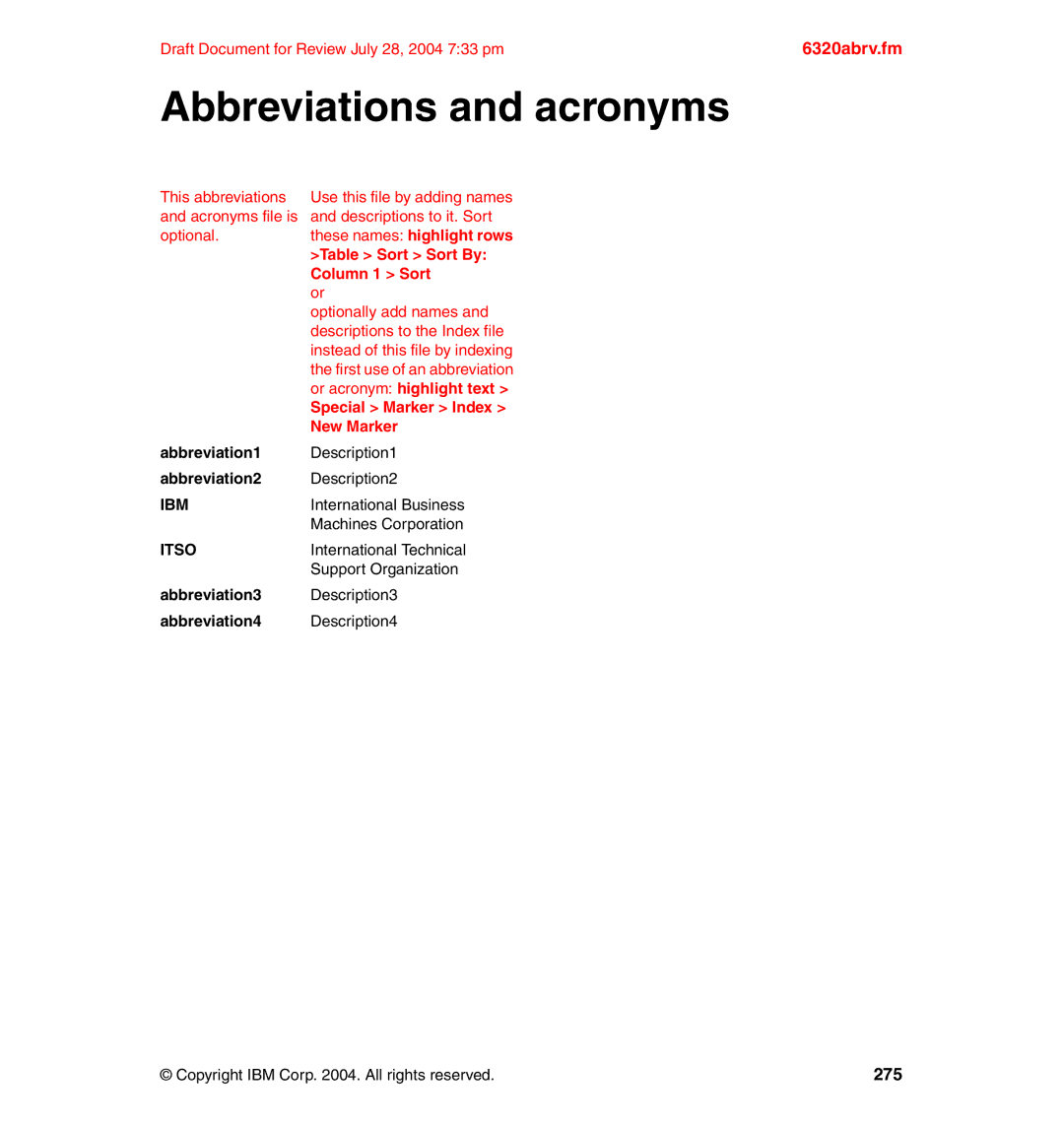 IBM SG24-6320-00 manual Abbreviations and acronyms 