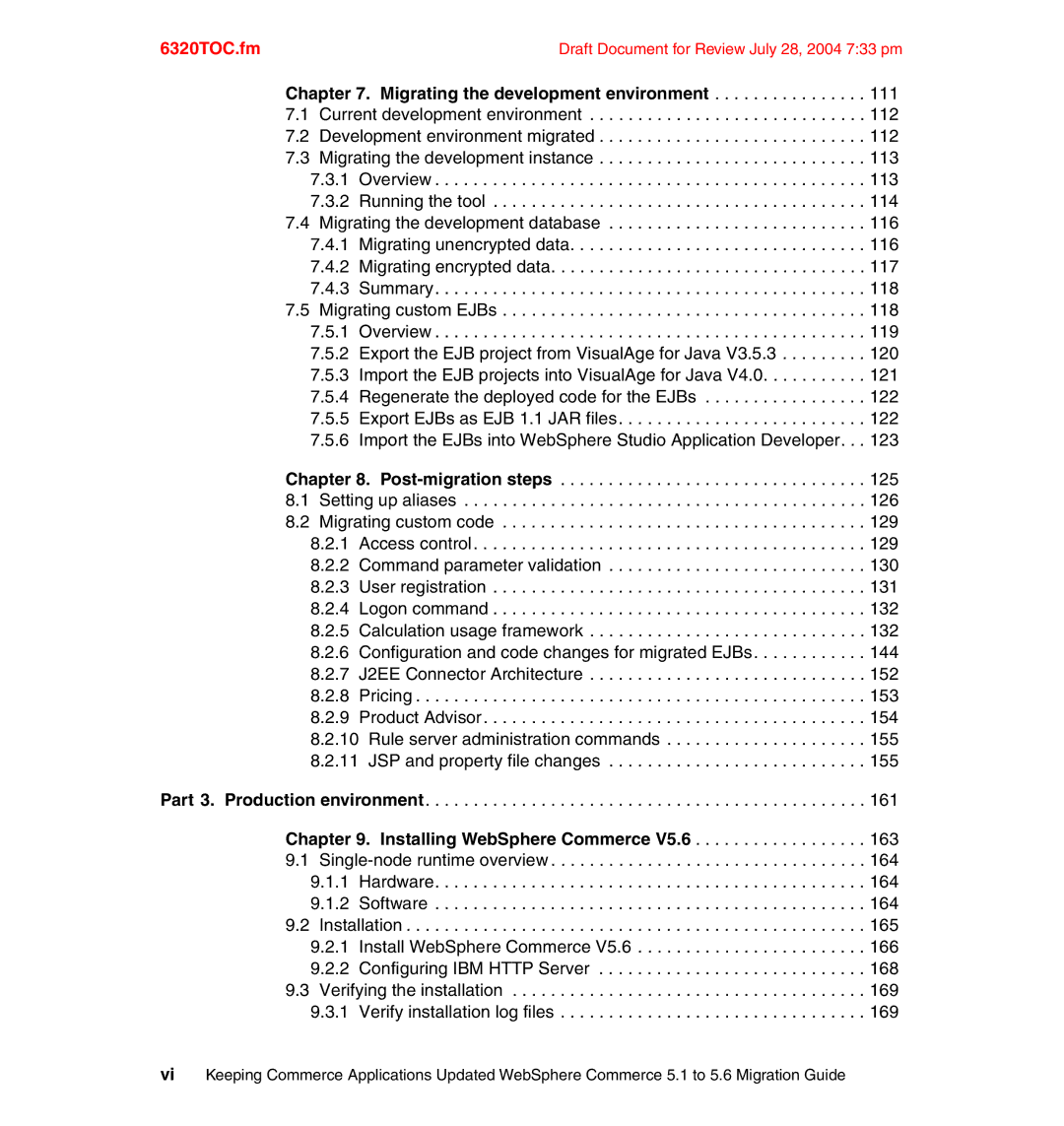 IBM SG24-6320-00 manual Part 3. Production environment 