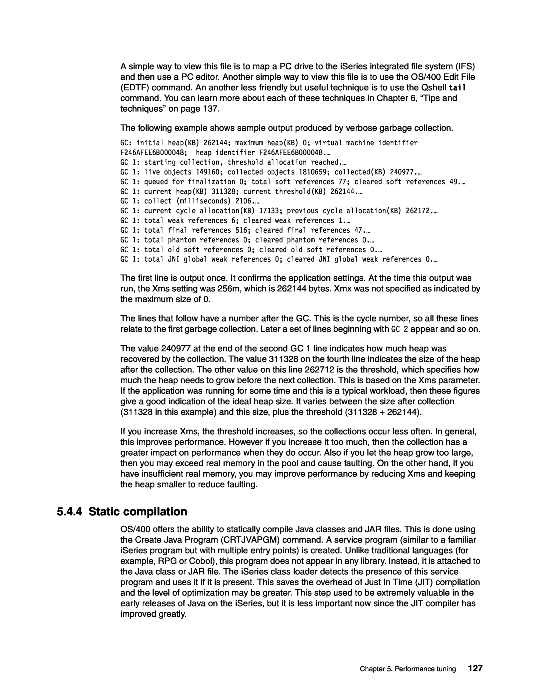 IBM SG24-6526-00 manual Static compilation 
