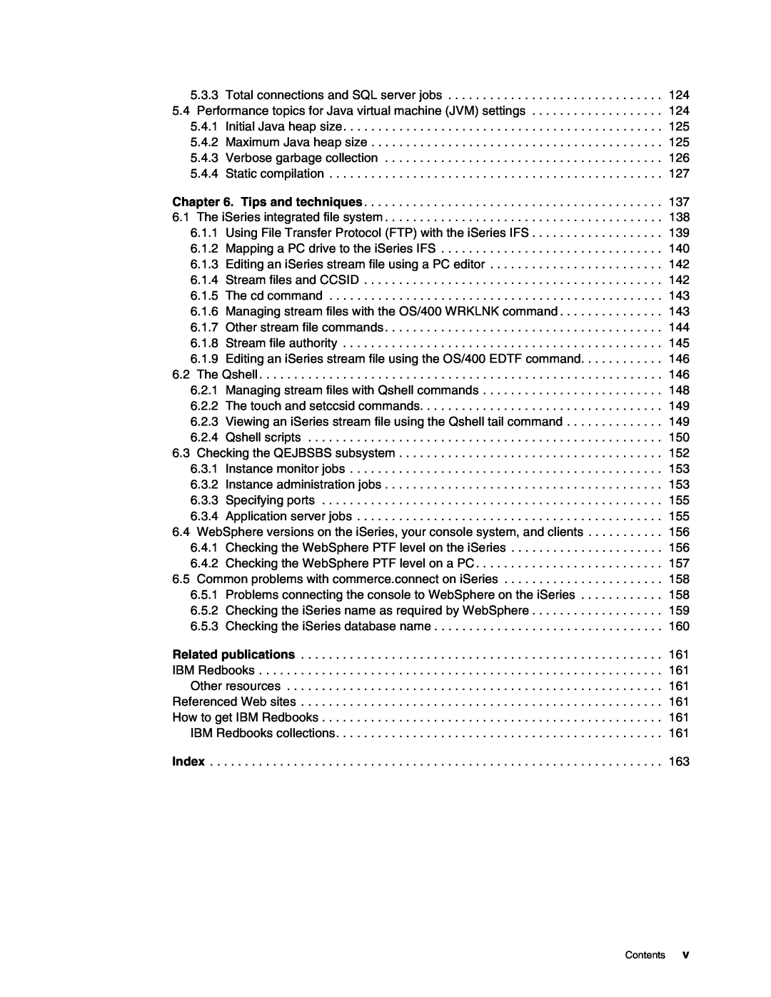 IBM SG24-6526-00 manual Index, Contents 