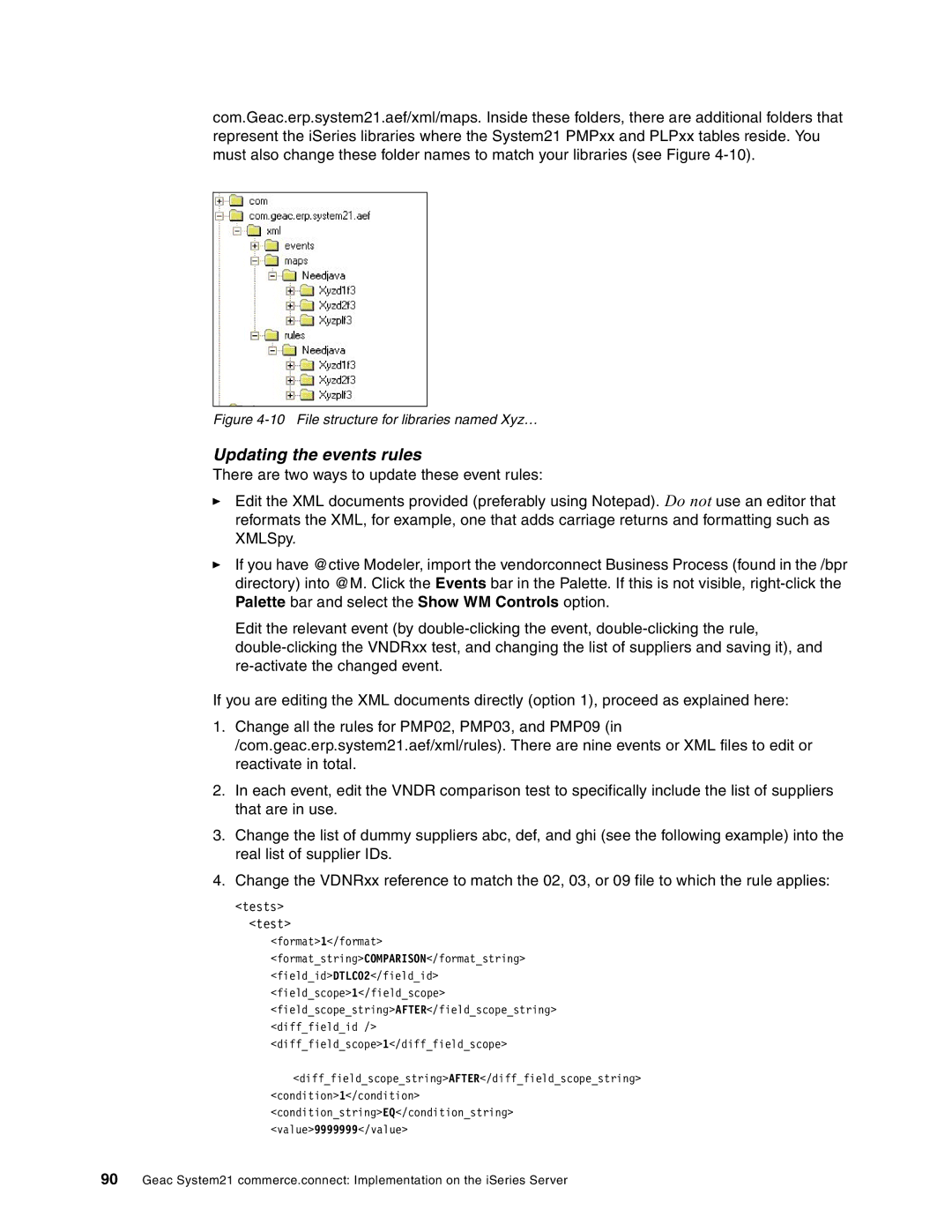 IBM SG24-6526-00 manual Updating the events rules, Tests 