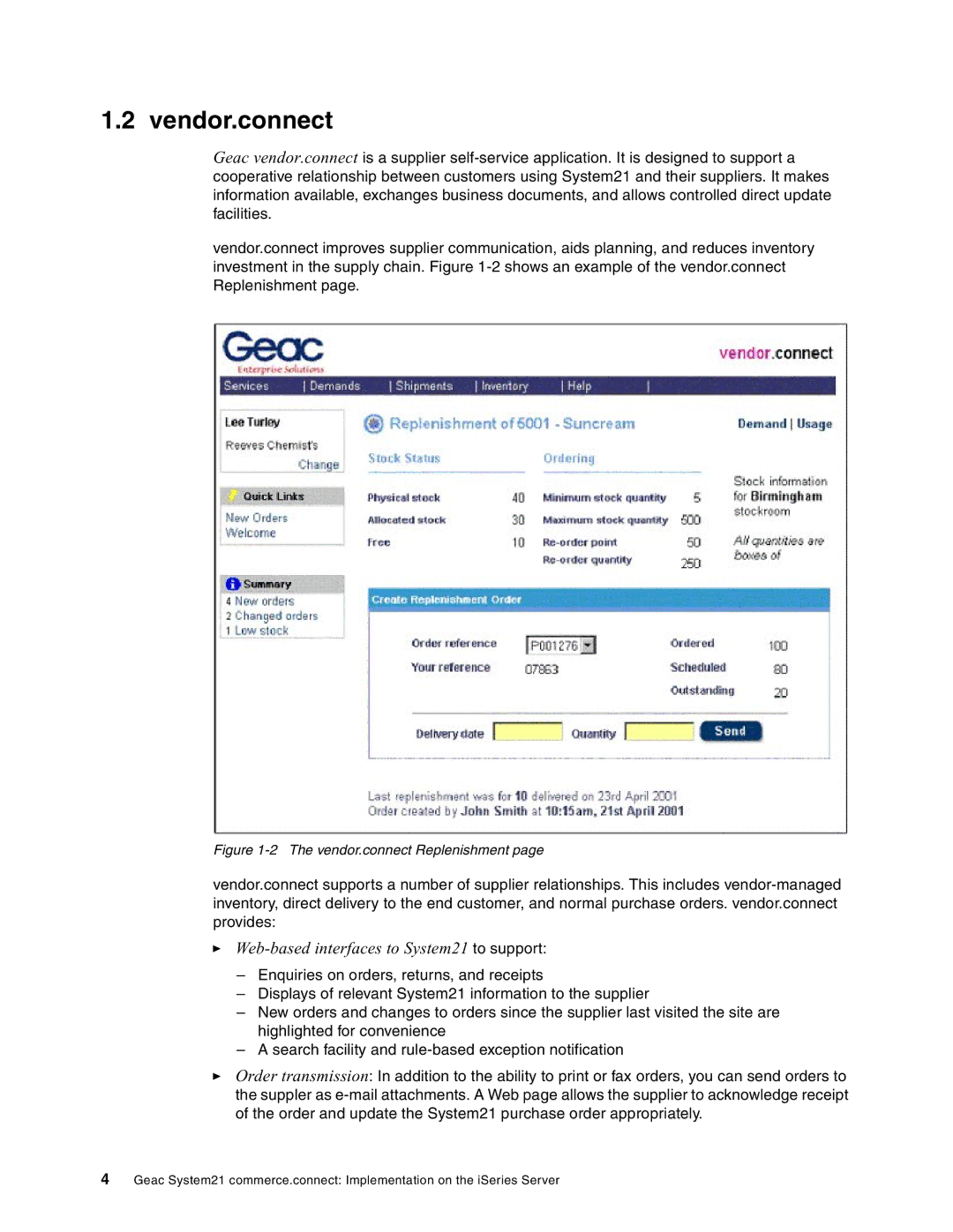 IBM SG24-6526-00 manual Vendor.connect, Web-based interfaces to System21 to support 