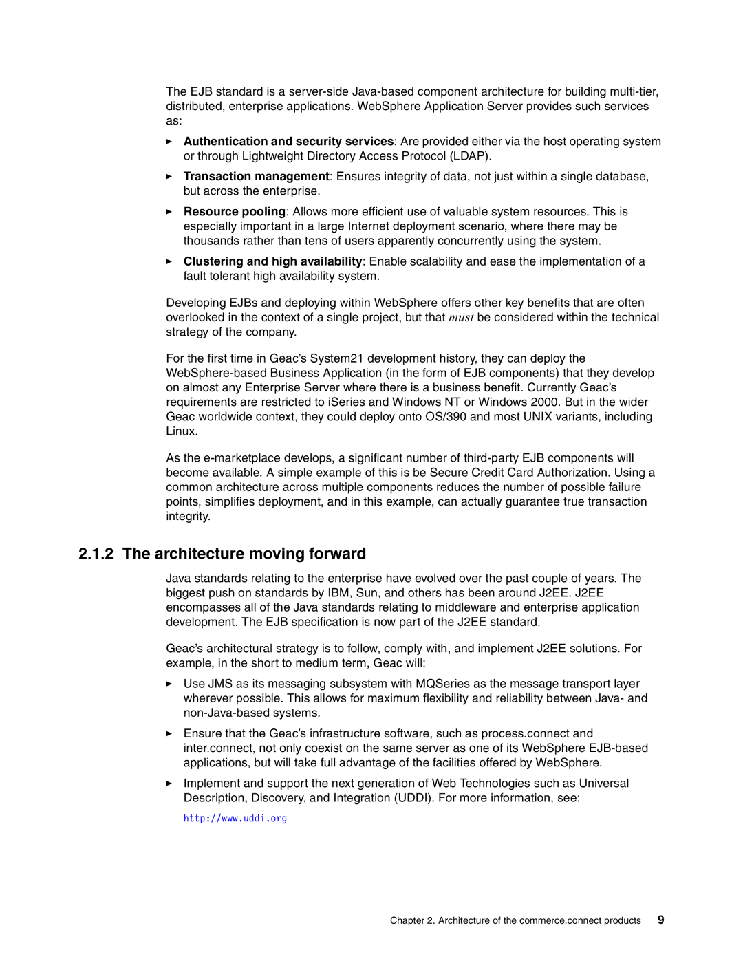 IBM SG24-6526-00 manual Architecture moving forward 