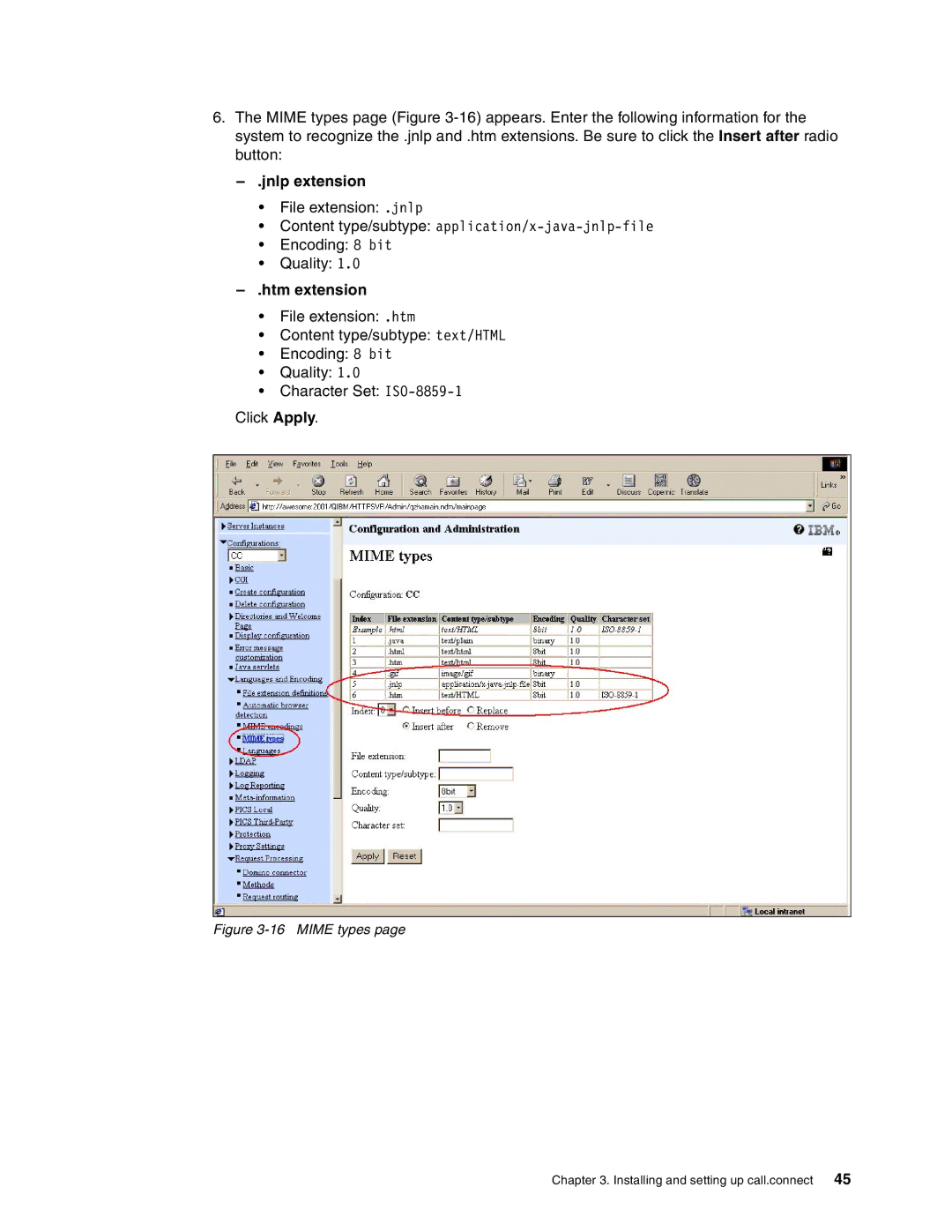 IBM SG24-6526-00 manual Jnlp extension, Htm extension 