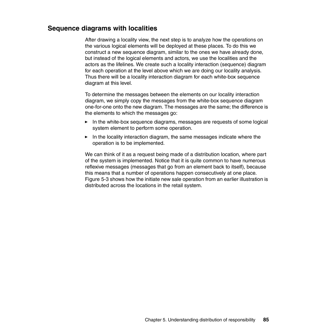 IBM SG24-7368-00 manual Sequence diagrams with localities 