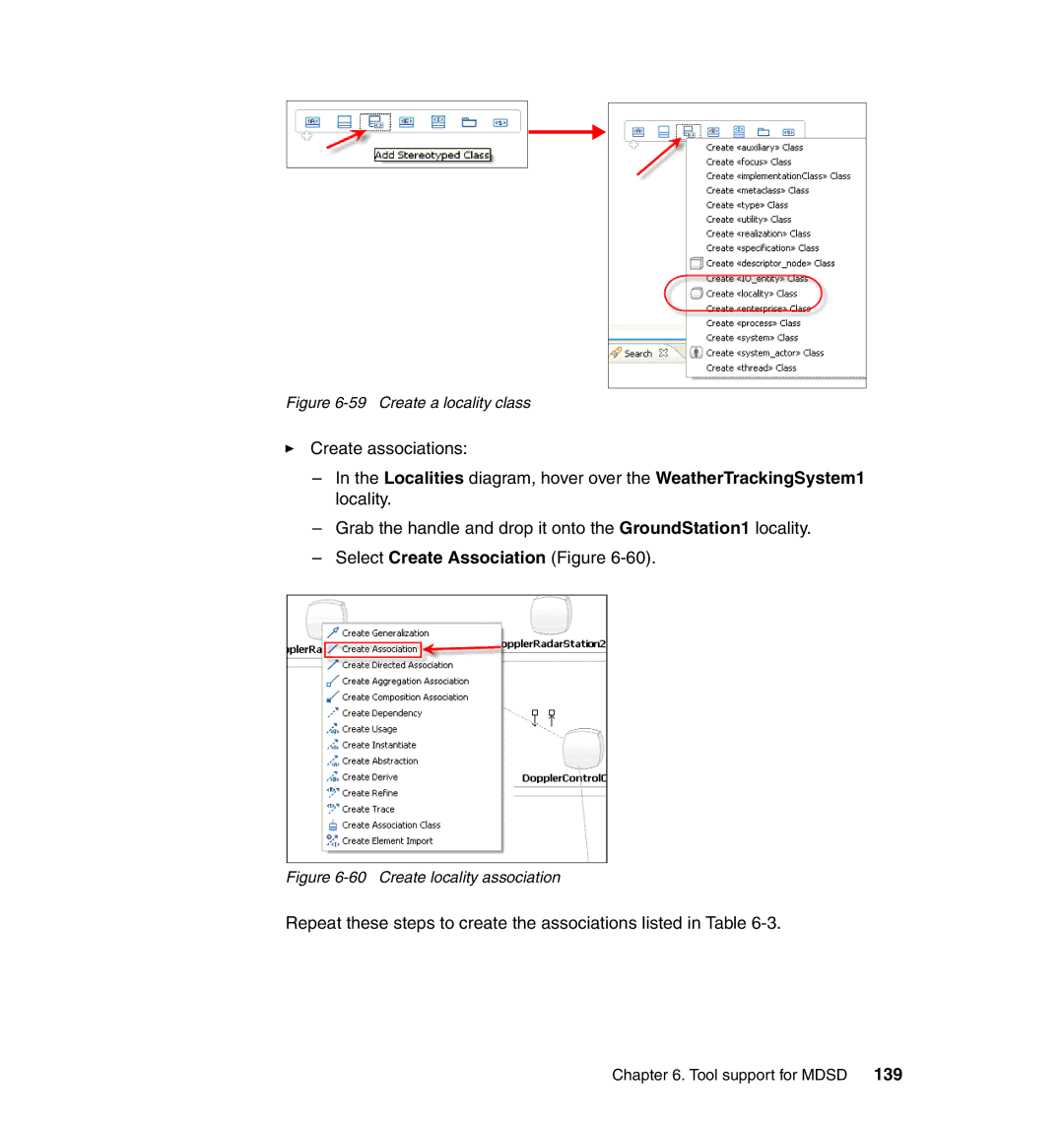 IBM SG24-7368-00 manual Create associations 