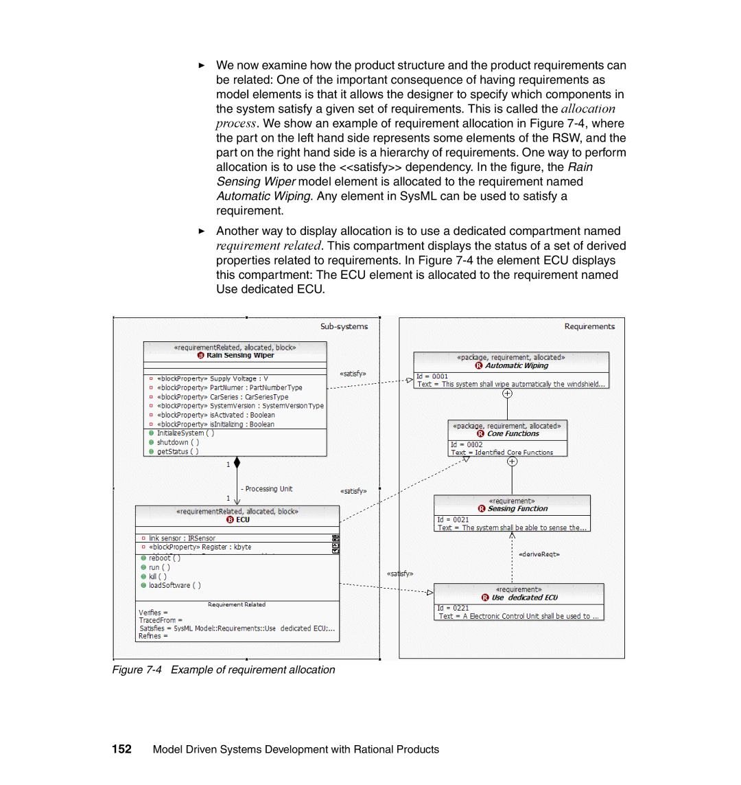 IBM SG24-7368-00 manual Example of requirement allocation 