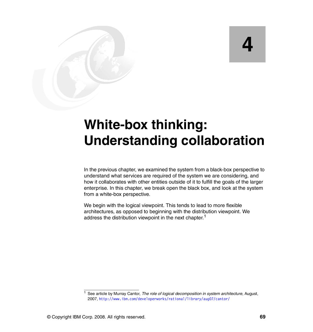 IBM SG24-7368-00 manual White-box thinking Understanding collaboration 