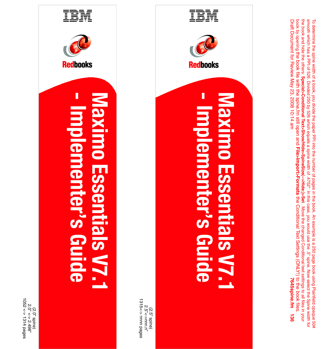 IBM SG24-7645-00 manual Maximo Essentials Implementer’s Guide 