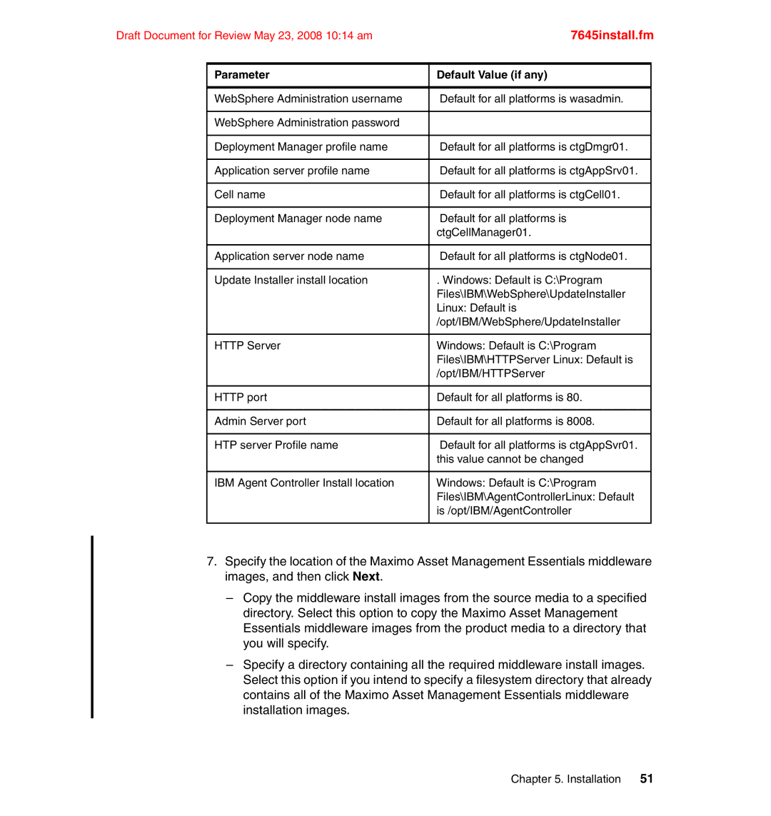 IBM SG24-7645-00 manual 7645install.fm 