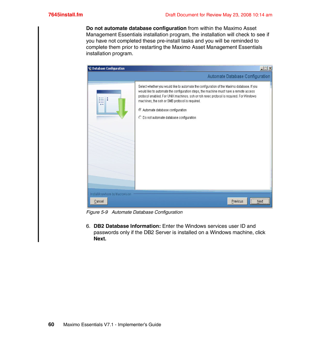 IBM SG24-7645-00 manual Next 