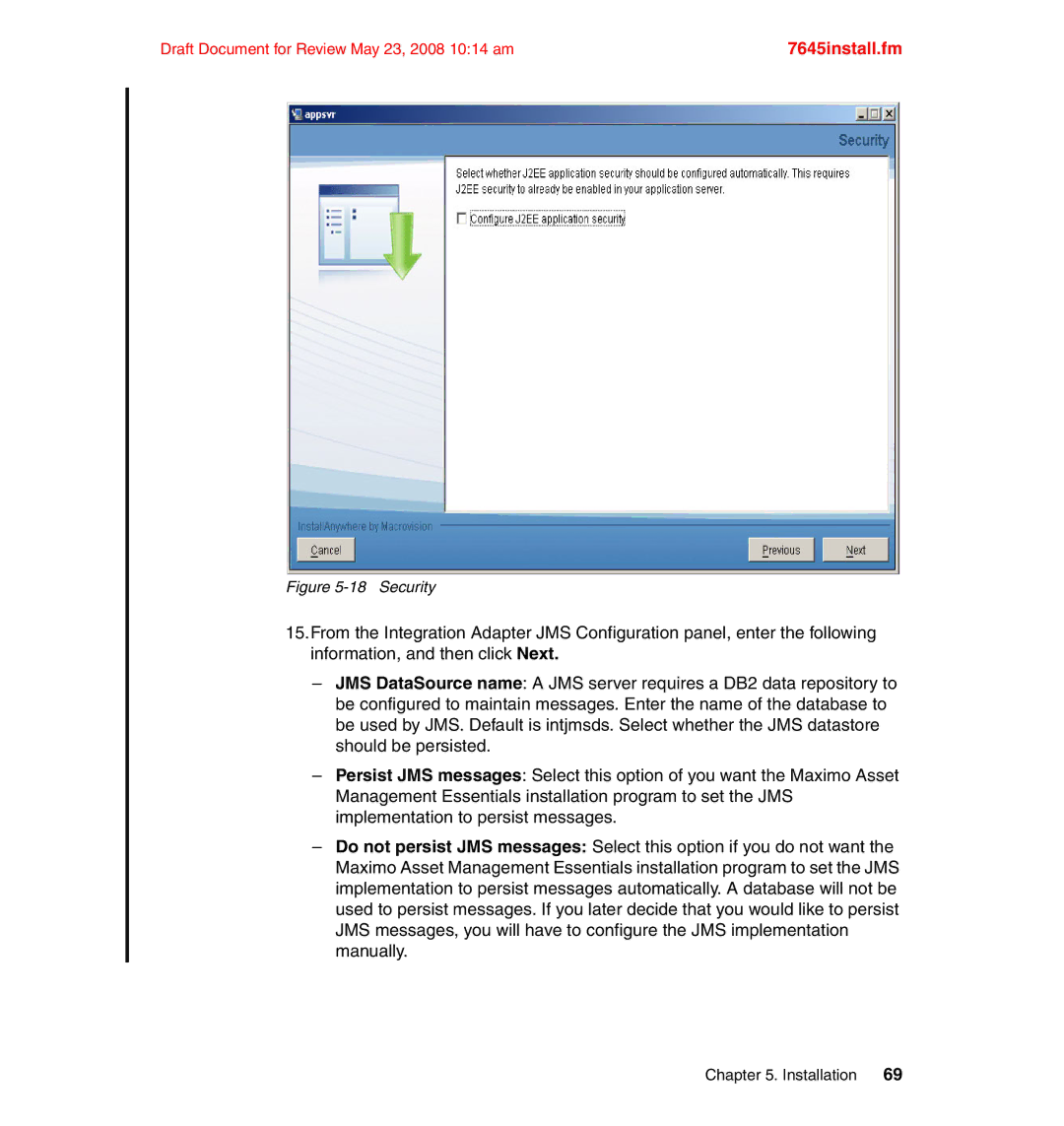 IBM SG24-7645-00 manual Security 