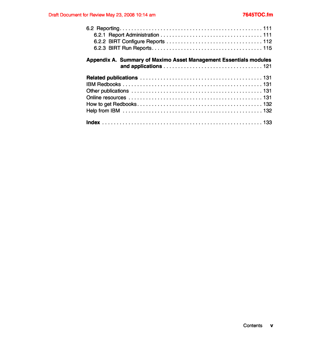 IBM SG24-7645-00 manual 7645TOC.fm, Contents 