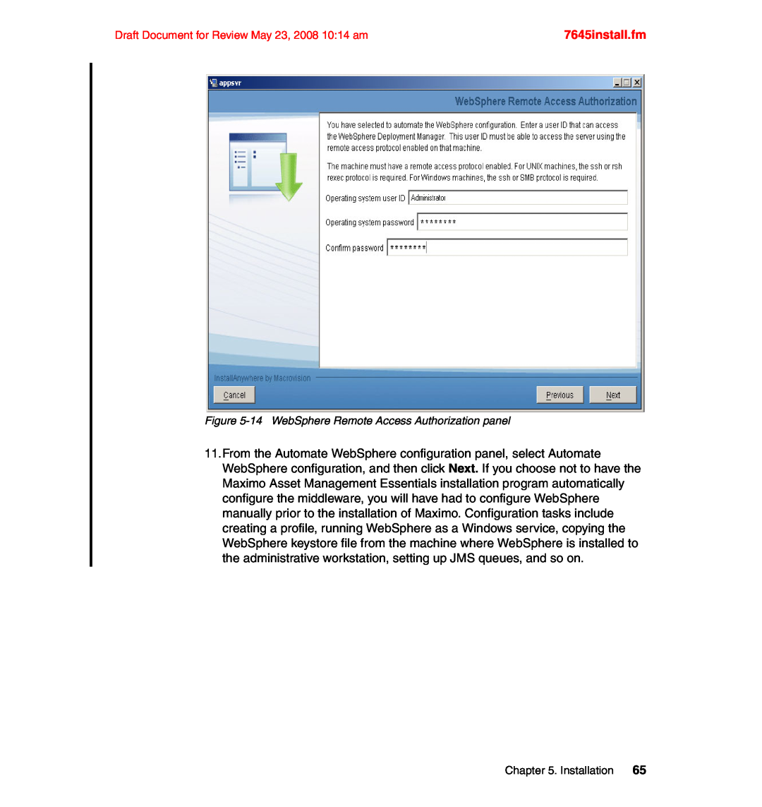 IBM SG24-7645-00 manual 7645install.fm 