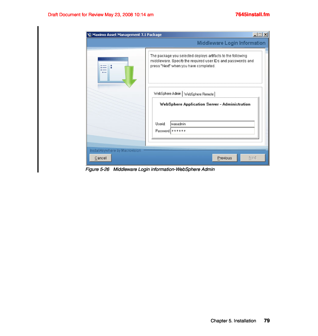 IBM SG24-7645-00 manual 7645install.fm, Draft Document for Review May 23, 2008 10:14 am 