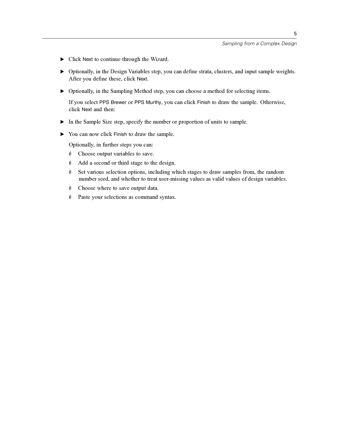 IBM SPSS COMPLEX SAMPLES 19 manual Sampling from a Complex Design 